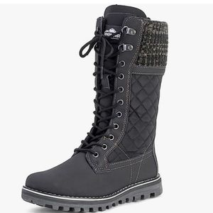 NWT POLAR Faux Fur Waterproof Outdoor Walking Snow Winter Boots, size 8, grey